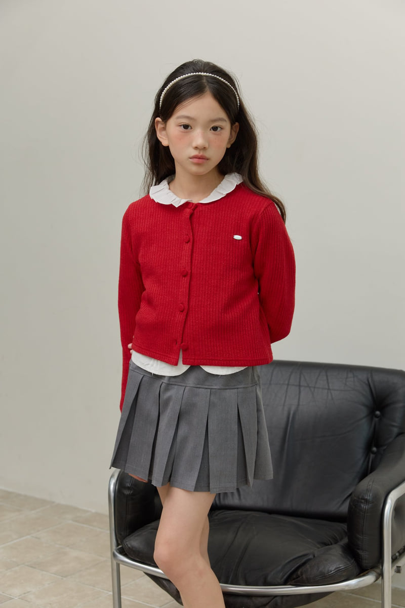 Sm2 - Korean Children Fashion - #Kfashion4kids - Warm Coat Rib Cardigan - 2
