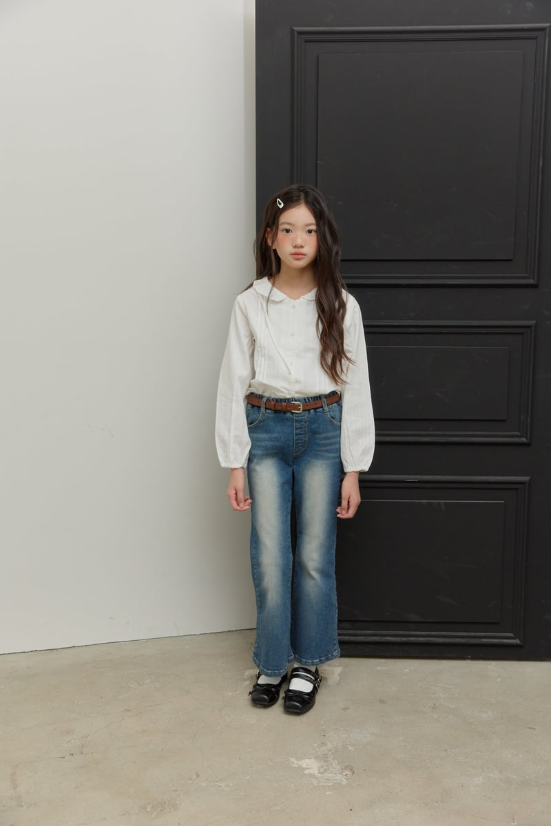 Sm2 - Korean Children Fashion - #childofig - Span Bootscut Denim Pants - 12