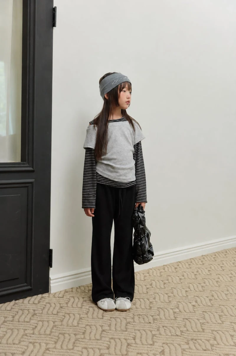 Sm2 - Korean Children Fashion - #childofig - Shoulder Slit Layered Tee - 11