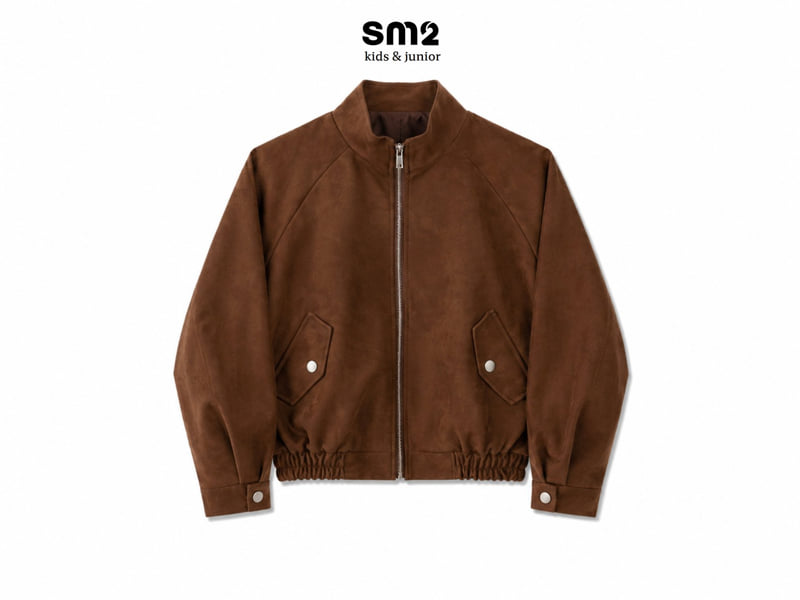 Sm2 - Korean Children Fashion - #childofig - Blouson Suede Jacket - 9