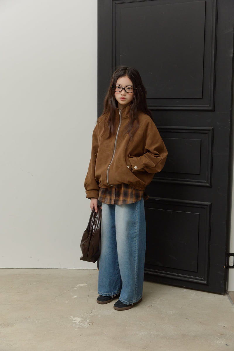Sm2 - Korean Children Fashion - #childrensboutique - Wide Denim Pants - 2