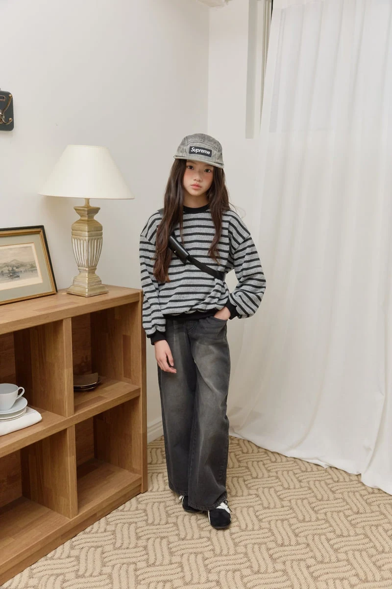 Sm2 - Korean Children Fashion - #designkidswear - Wide Denim Pants - 3