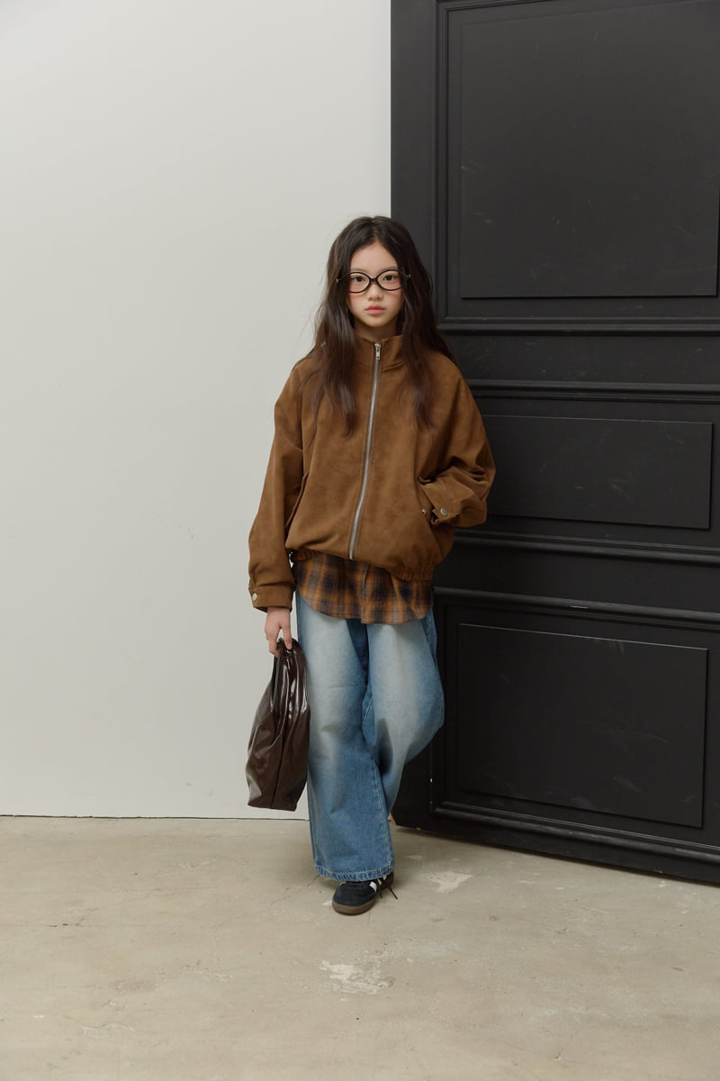 Sm2 - Korean Children Fashion - #designkidswear - Blouson Suede Jacket - 12