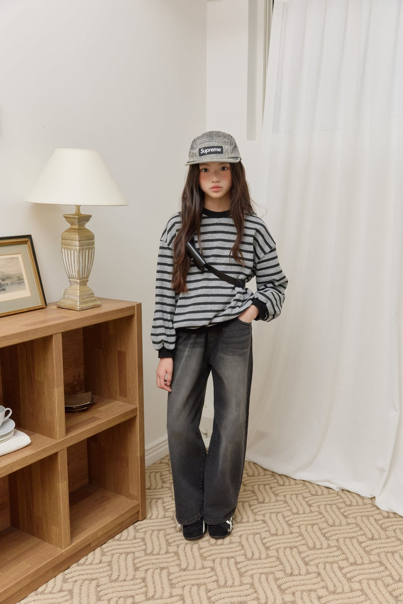 Sm2 - Korean Children Fashion - #designkidswear - Wide Denim Pants - 4