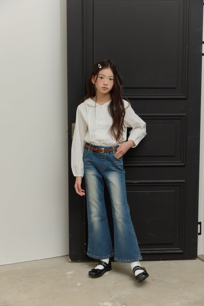 Sm2 - Korean Children Fashion - #discoveringself - Span Bootscut Denim Pants - 2