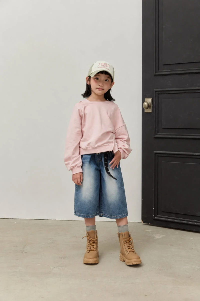 Sm2 - Korean Children Fashion - #discoveringself - Lovely Shoulder Sweatshirts - 10