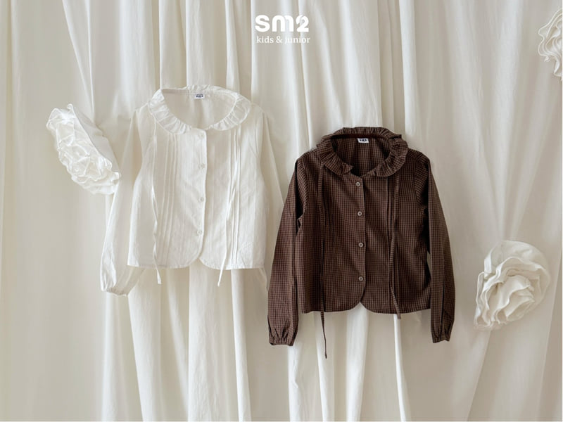 Sm2 - Korean Children Fashion - #discoveringself - Pintuck Collar Blouse - 9