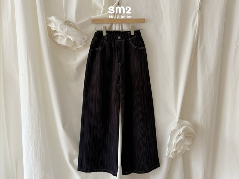 Sm2 - Korean Children Fashion - #discoveringself - Pin Stripe Life Denim Pants