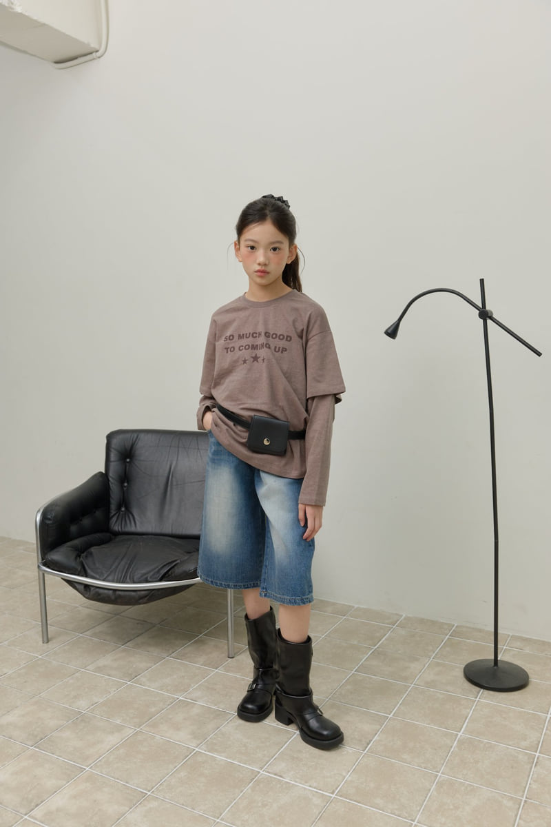 Sm2 - Korean Children Fashion - #discoveringself - Pigment Layered Tee - 12
