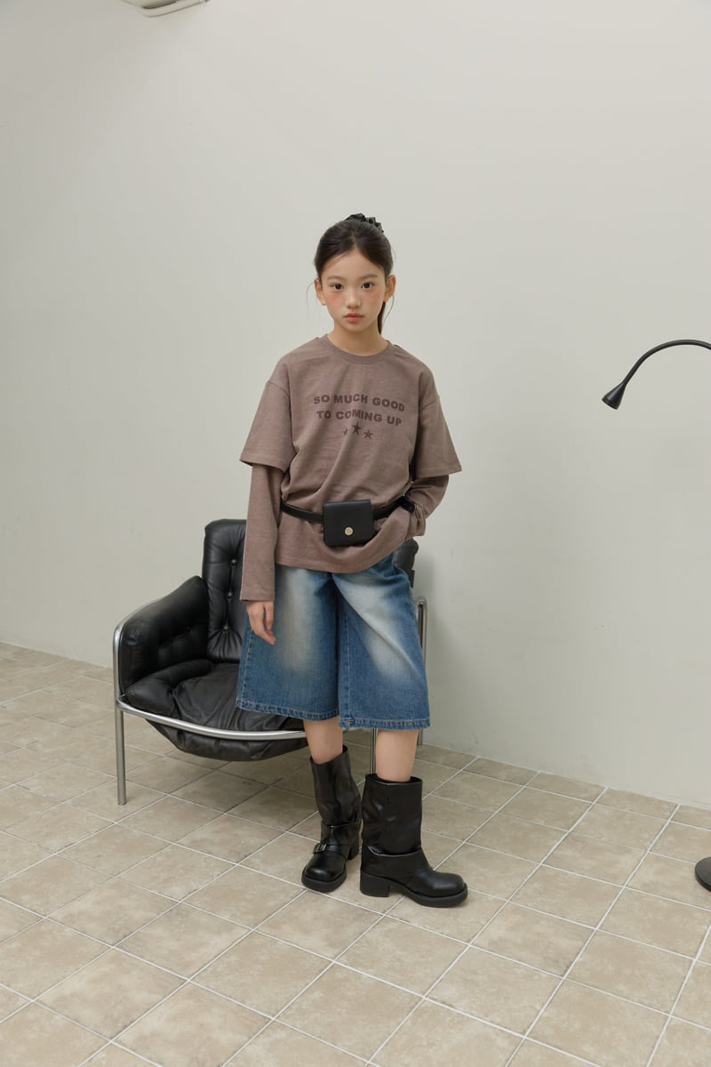 Sm2 - Korean Children Fashion - #fashionkids - Denim Bermuda Pants - 3