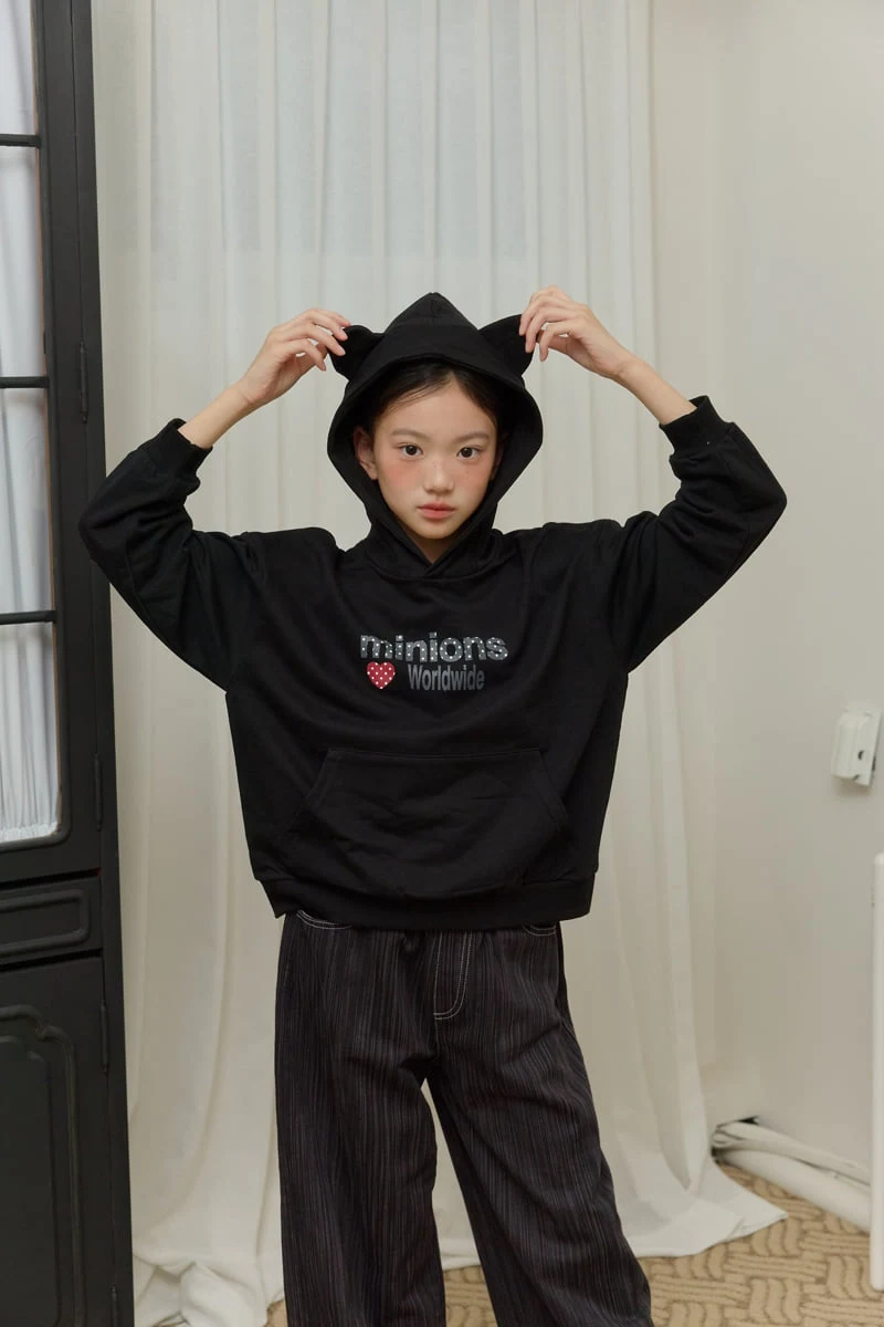 Sm2 - Korean Children Fashion - #kidsshorts - Love Cat Hood - 5