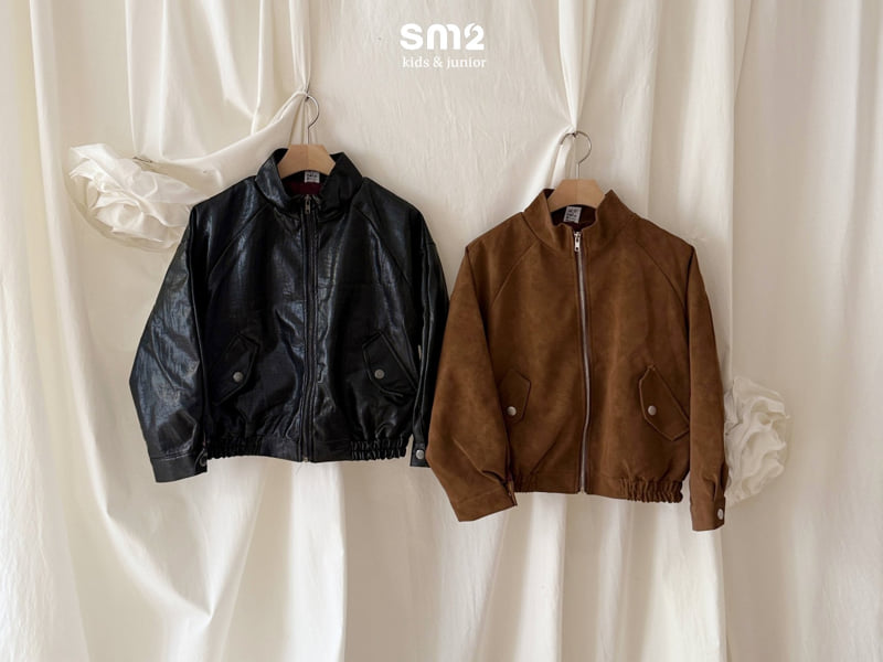 Sm2 - Korean Children Fashion - #kidsshorts - Blouson Leather Jacket - 8