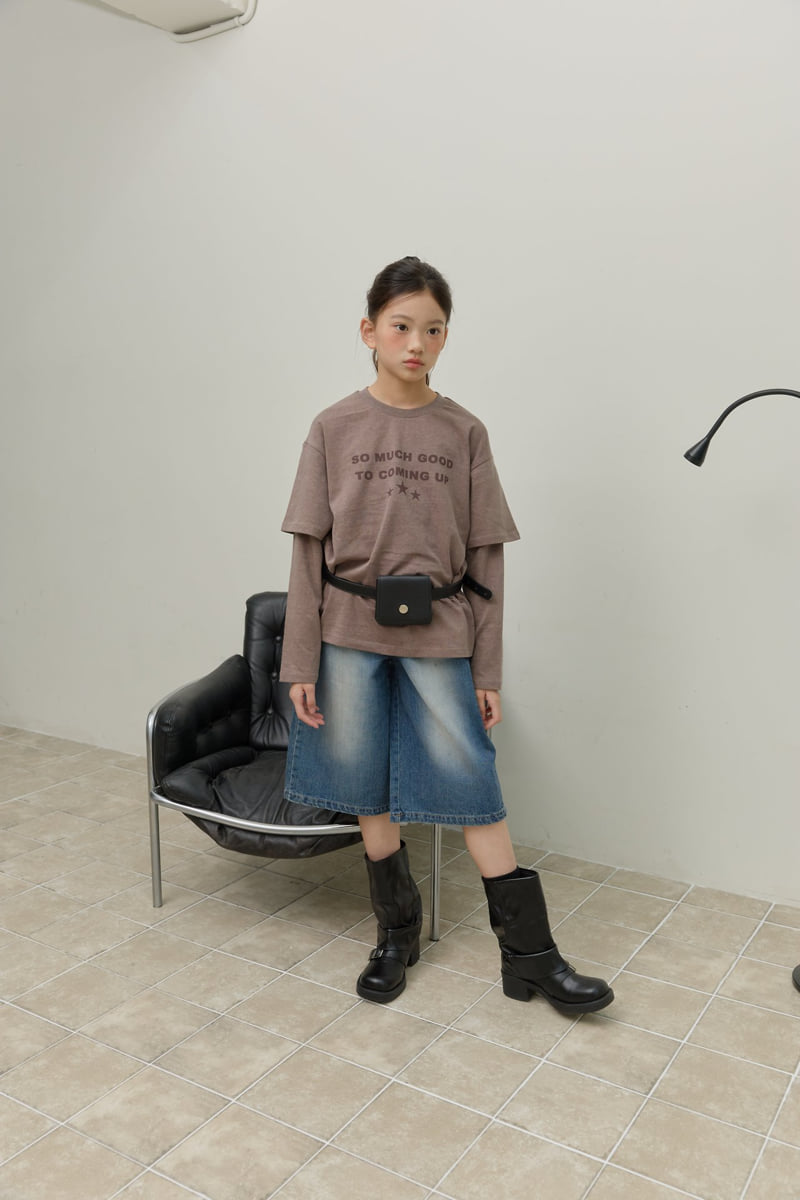 Sm2 - Korean Children Fashion - #fashionkids - Denim Bermuda Pants - 4