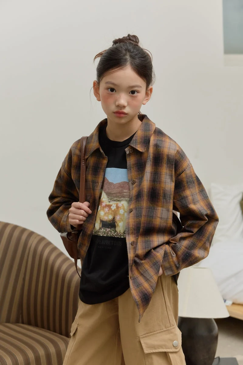 Sm2 - Korean Children Fashion - #kidsshorts - Overfit Check Shirt - 2