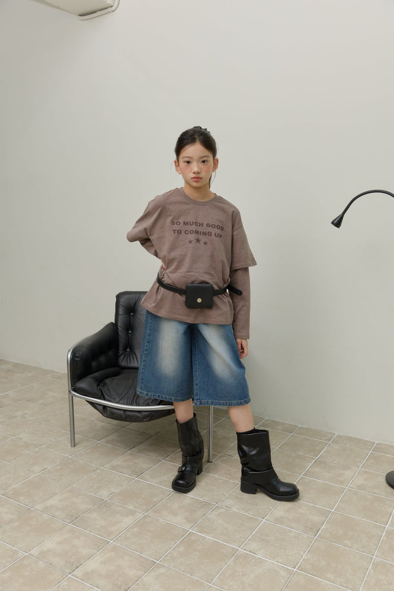 Sm2 - Korean Children Fashion - #kidsstore - Denim Bermuda Pants - 5