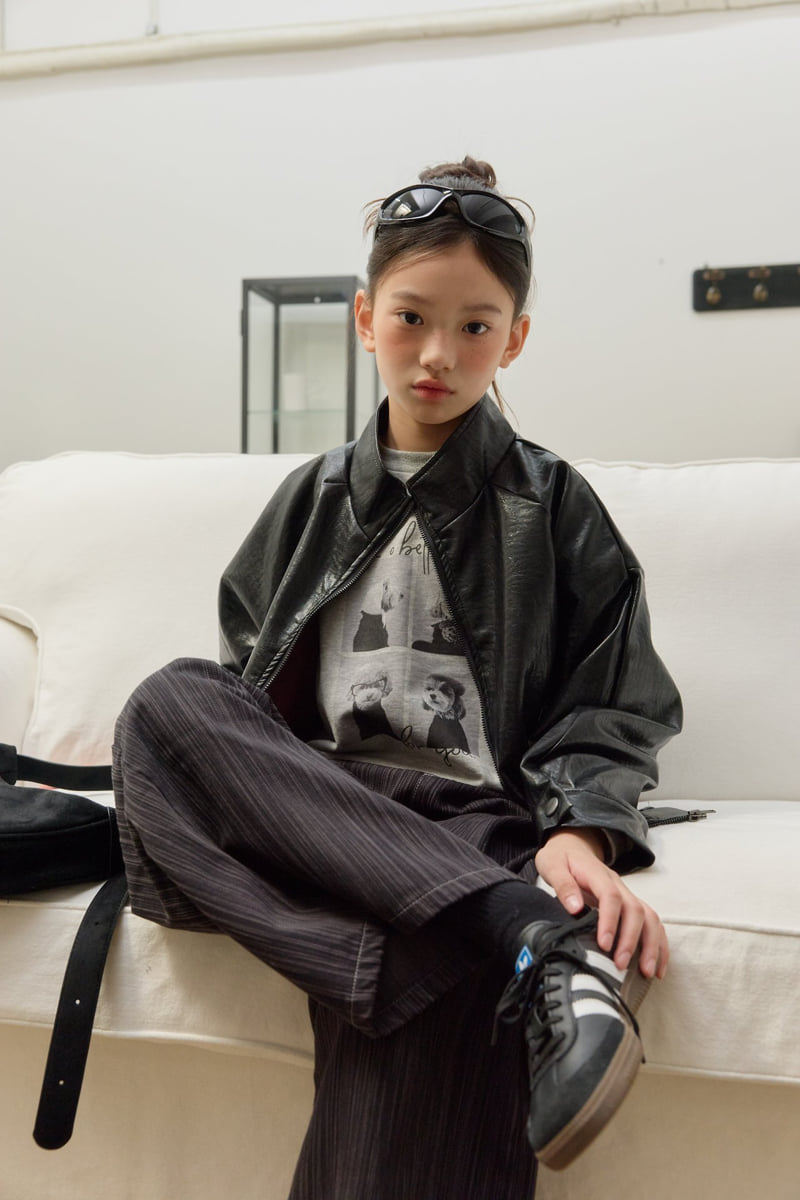 Sm2 - Korean Children Fashion - #kidsshorts - Pin Stripe Life Denim Pants - 4