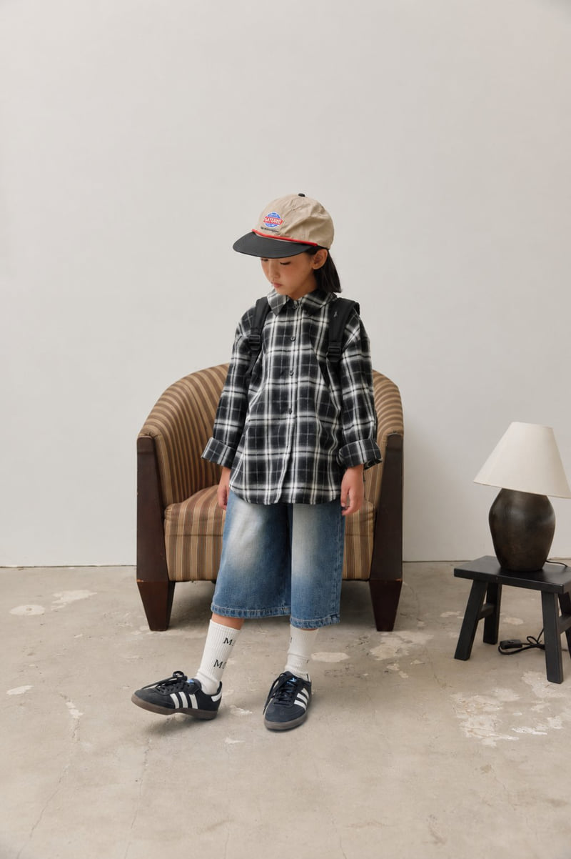 Sm2 - Korean Children Fashion - #kidsstore - Overfit Check Shirt - 3