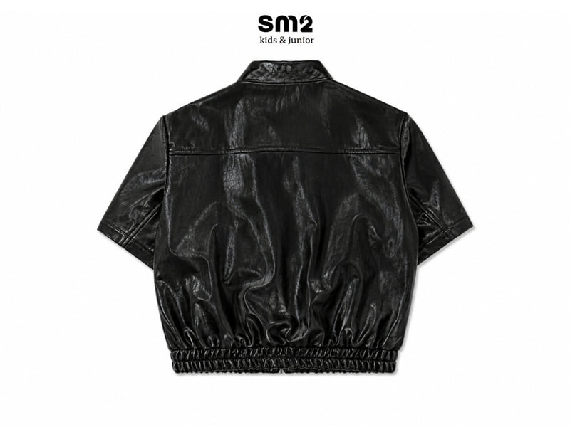 Sm2 - Korean Children Fashion - #kidzfashiontrend - Blouson Leather Jacket - 10