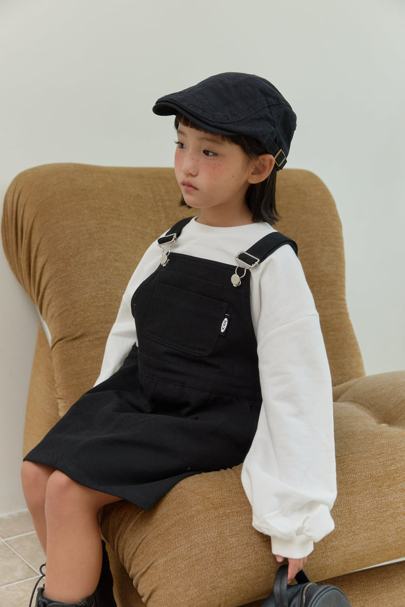 Sm2 - Korean Children Fashion - #littlefashionista - Cotton Suspender One-piece - 3