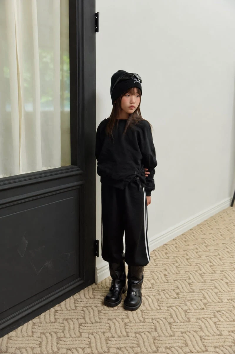 Sm2 - Korean Children Fashion - #littlefashionista - Lovely Shoulder Sweatshirts - 2