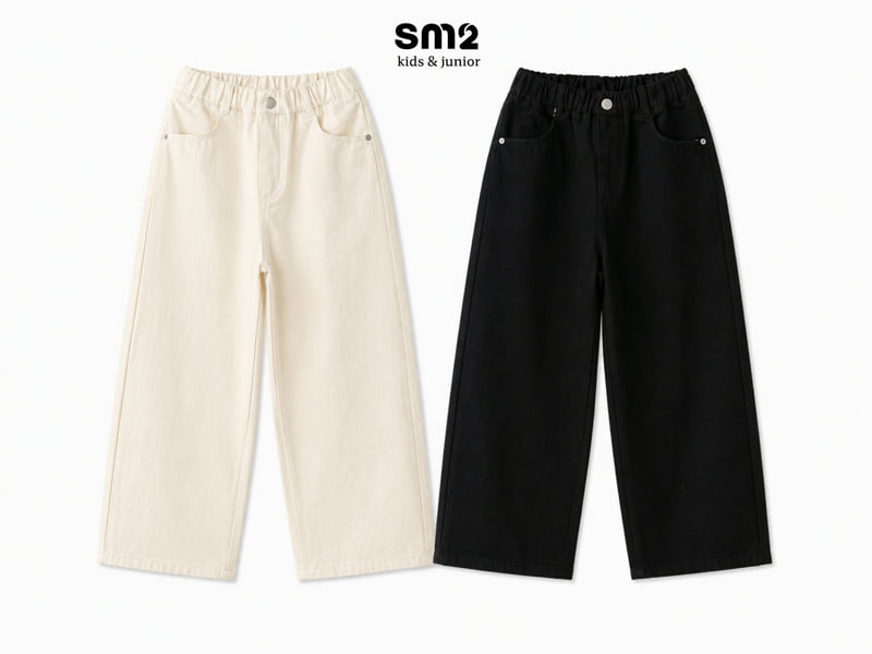 Sm2 - Korean Children Fashion - #littlefashionista - Cotton Wide Pants - 9
