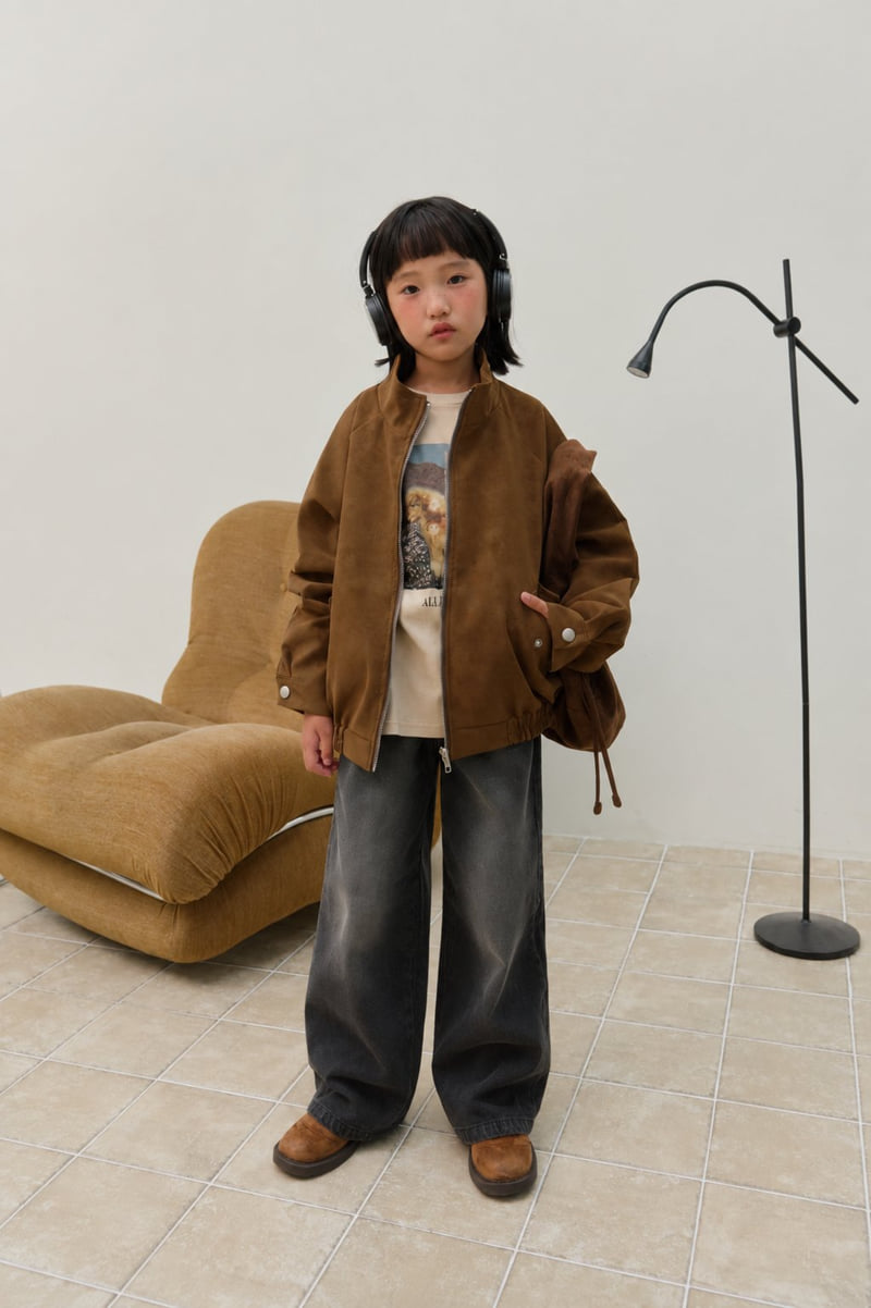 Sm2 - Korean Children Fashion - #magicofchildhood - Blouson Suede Jacket - 6