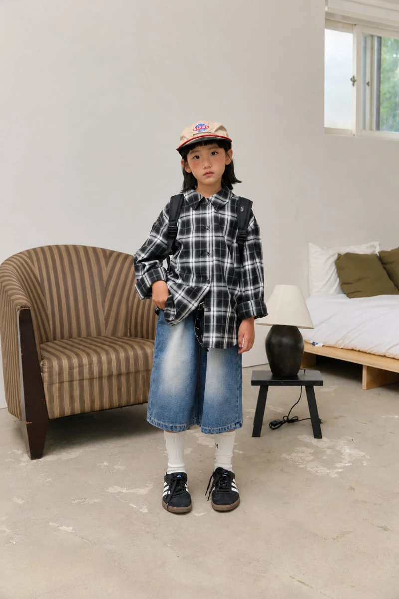 Sm2 - Korean Children Fashion - #magicofchildhood - Overfit Check Shirt - 7