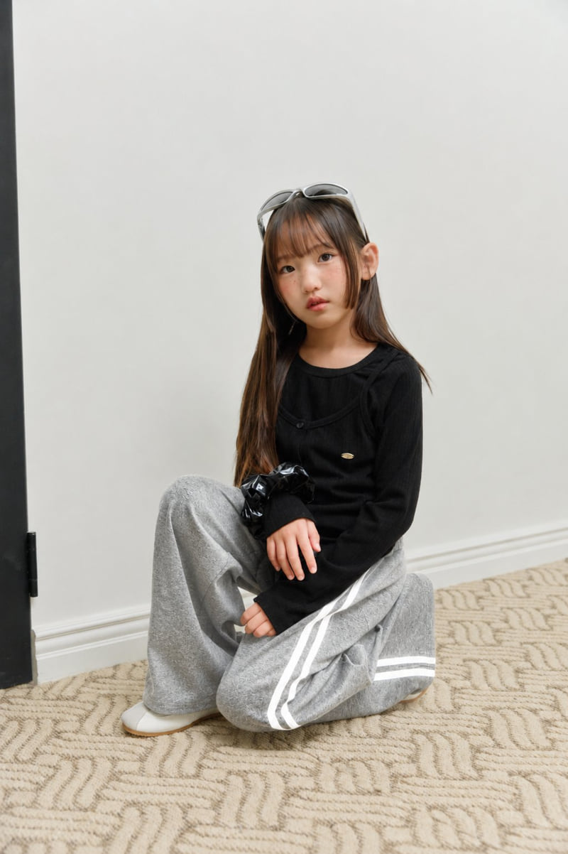 Sm2 - Korean Children Fashion - #magicofchildhood - Rib Layered Tee - 6