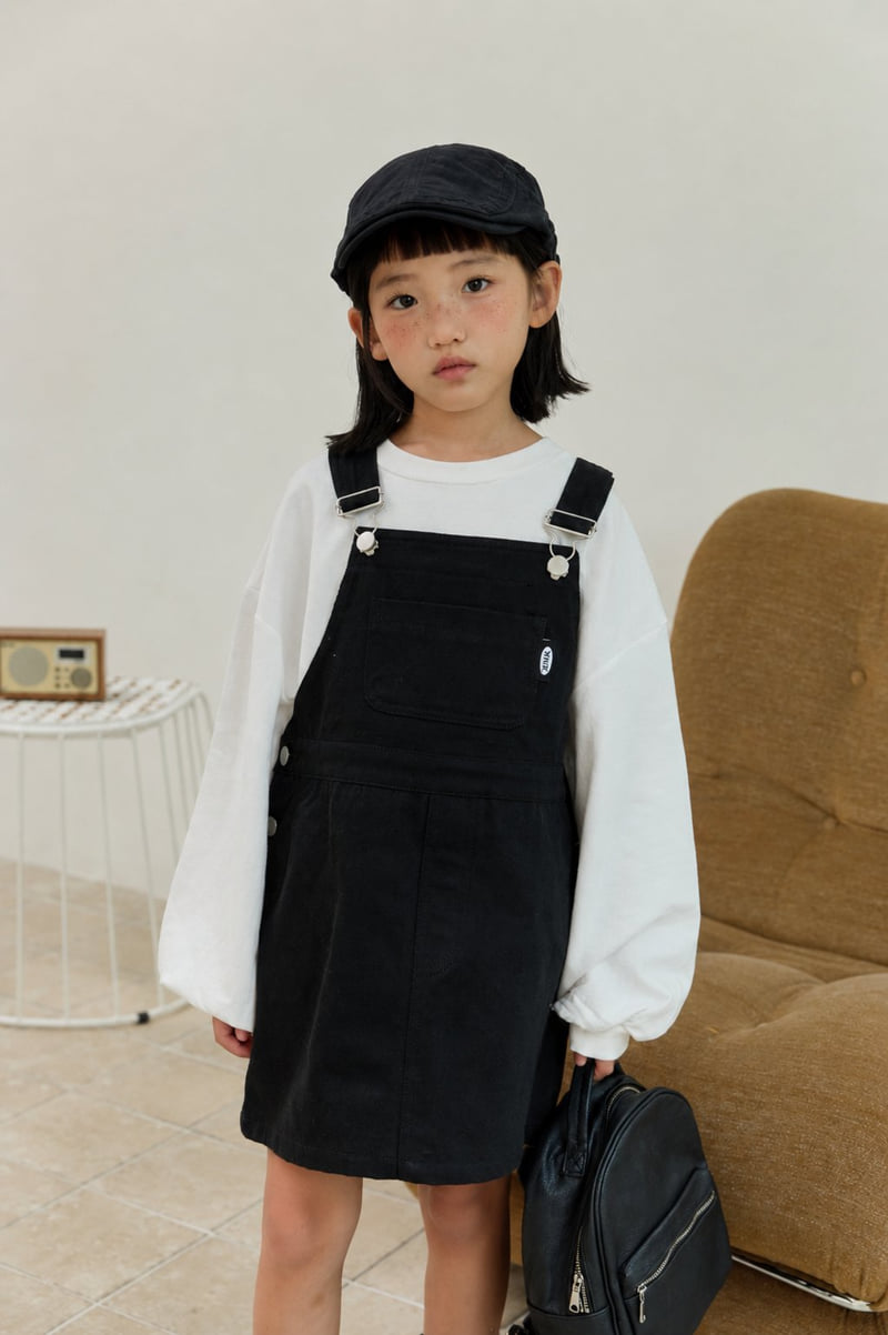 Sm2 - Korean Children Fashion - #minifashionista - Cotton Suspender One-piece - 5