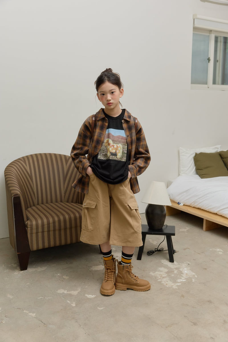 Sm2 - Korean Children Fashion - #minifashionista - Cargo Bermuda Pants - 2