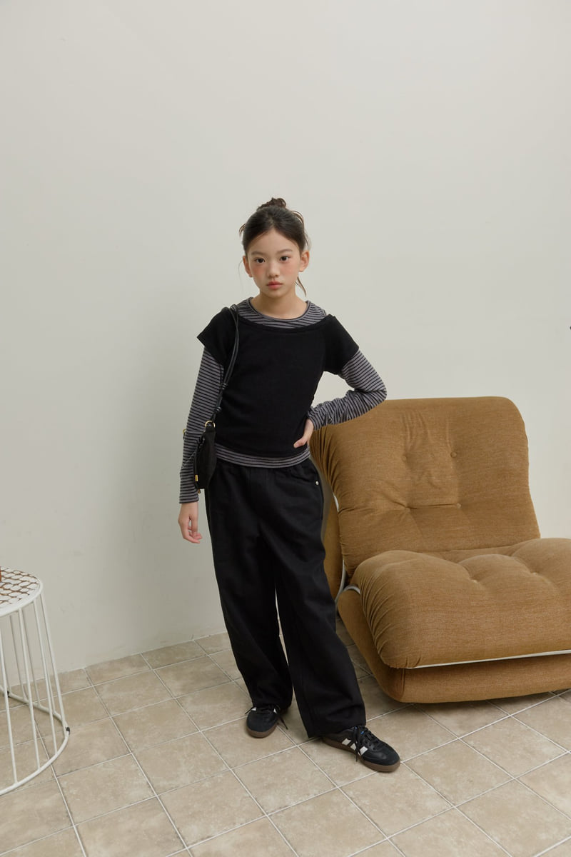 Sm2 - Korean Children Fashion - #minifashionista - Cotton Wide Pants - 11