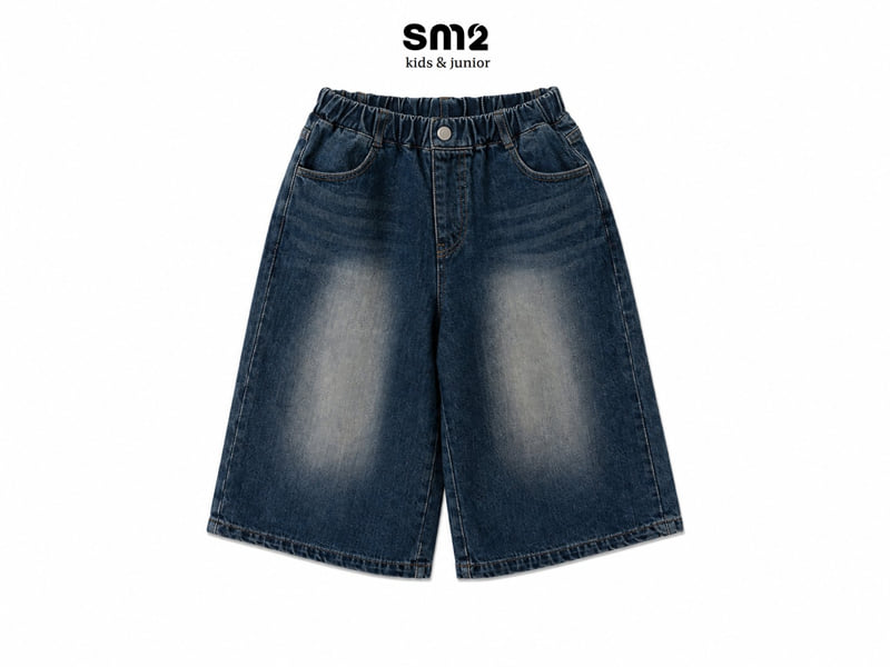 Sm2 - Korean Children Fashion - #minifashionista - Denim Bermuda Pants - 10
