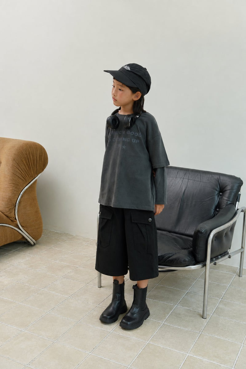 Sm2 - Korean Children Fashion - #magicofchildhood - Pigment Layered Tee - 4