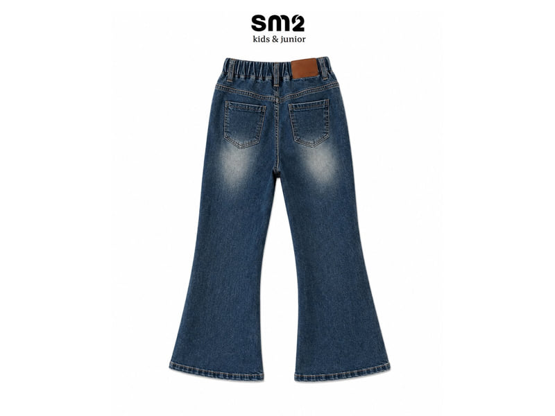 Sm2 - Korean Children Fashion - #prettylittlegirls - Span Bootscut Denim Pants - 11