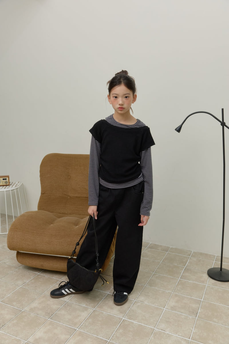 Sm2 - Korean Children Fashion - #prettylittlegirls - Cotton Wide Pants - 12