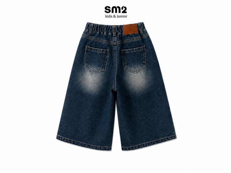 Sm2 - Korean Children Fashion - #prettylittlegirls - Denim Bermuda Pants - 11