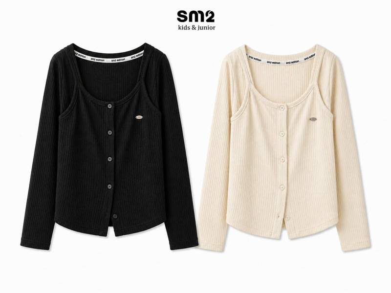 Sm2 - Korean Children Fashion - #prettylittlegirls - Rib Layered Tee - 8