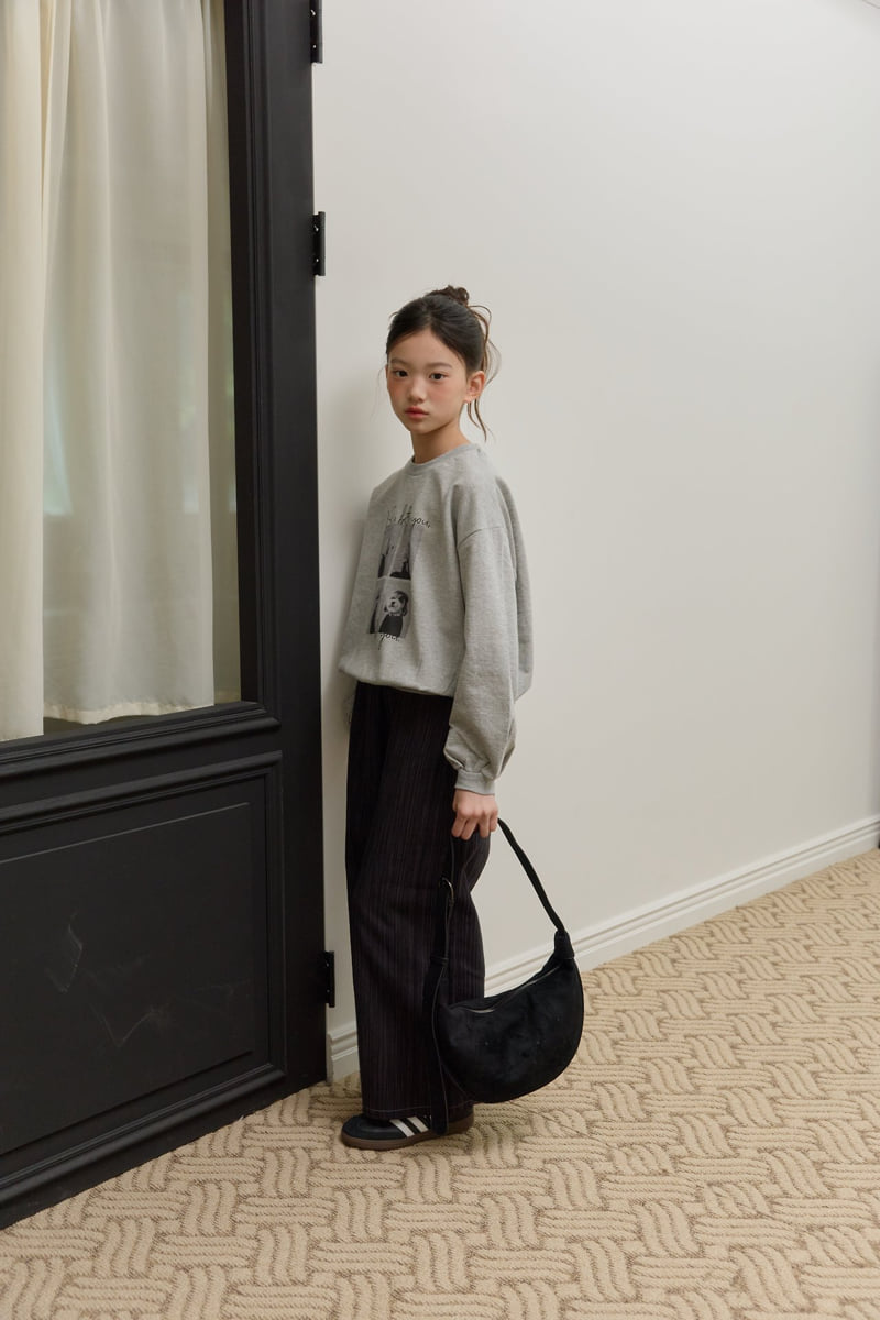 Sm2 - Korean Children Fashion - #todddlerfashion - Pin Stripe Life Denim Pants - 11
