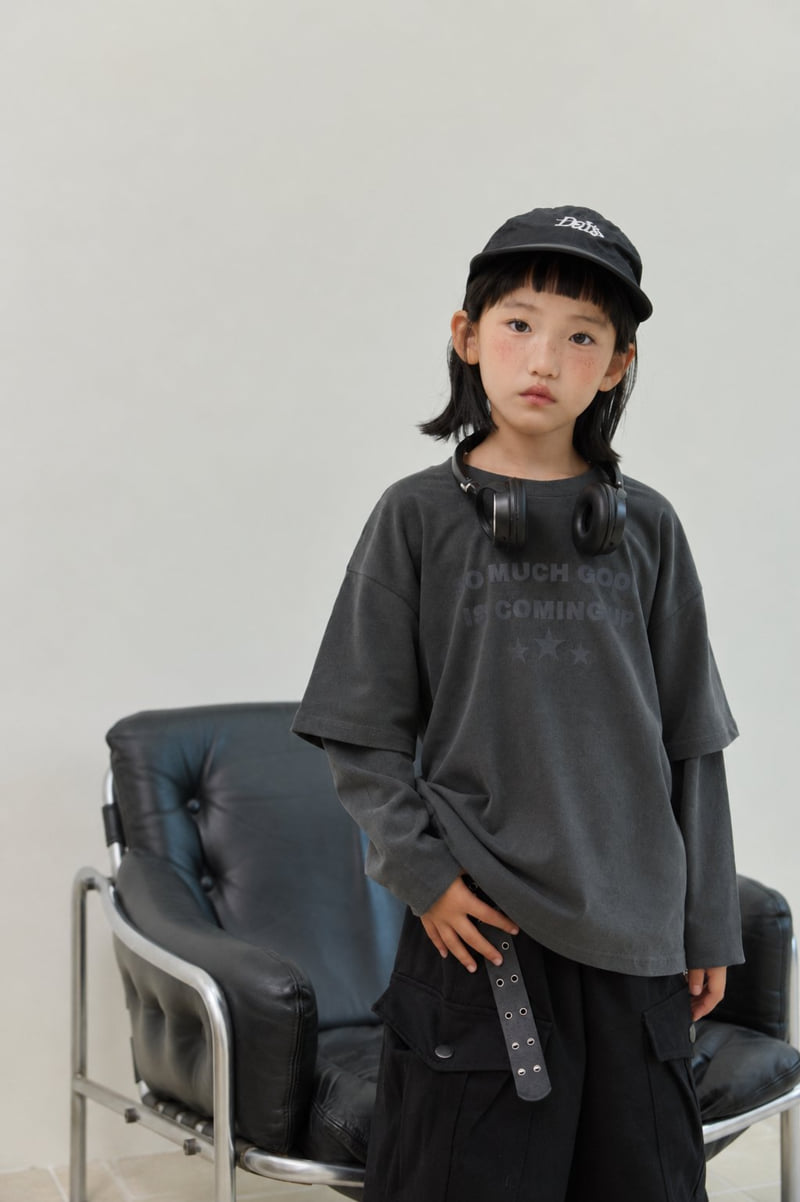 Sm2 - Korean Children Fashion - #todddlerfashion - Pigment Layered Tee - 6