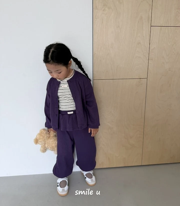 Smile U - Korean Children Fashion - #Kfashion4kids - Waffle Cardigan - 9