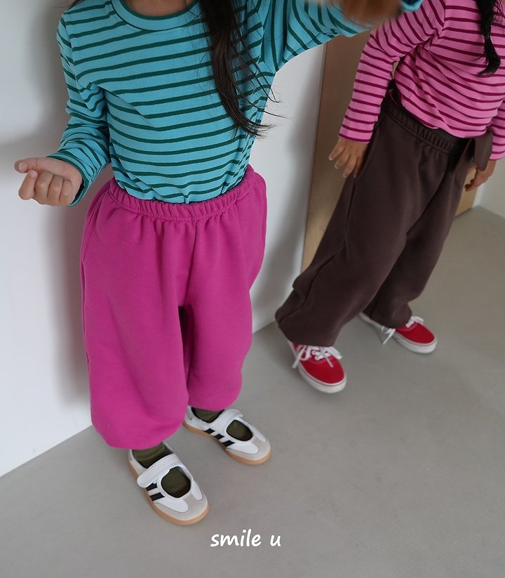 Smile U - Korean Children Fashion - #childofig - Piping Stripe Tee - 12