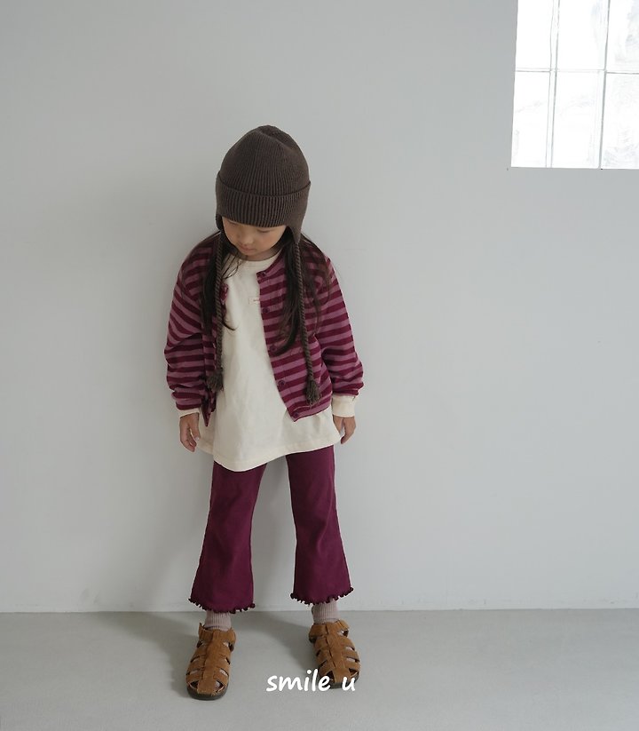 Smile U - Korean Children Fashion - #childofig - Bootscut Pants - 7