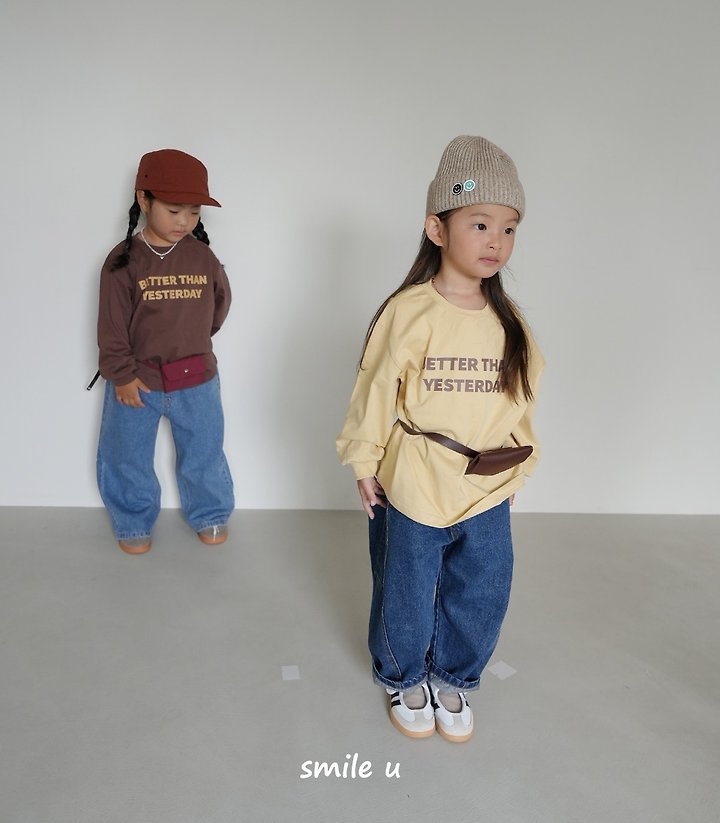 Smile U - Korean Children Fashion - #childofig - Butter Tee - 5