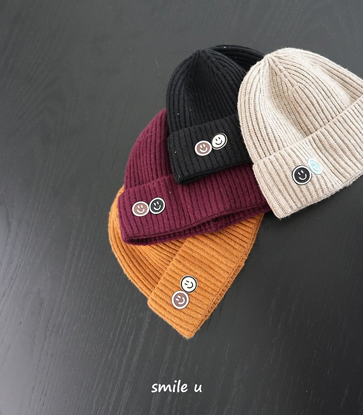 Smile U - Korean Children Fashion - #childofig - Smile Beanie