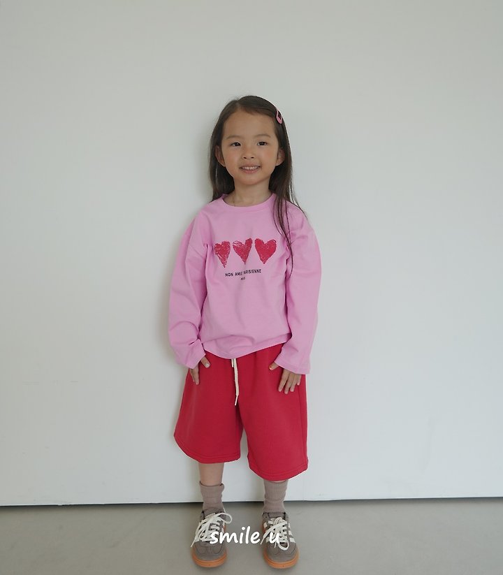 Smile U - Korean Children Fashion - #childrensboutique - Heart Tee - 6
