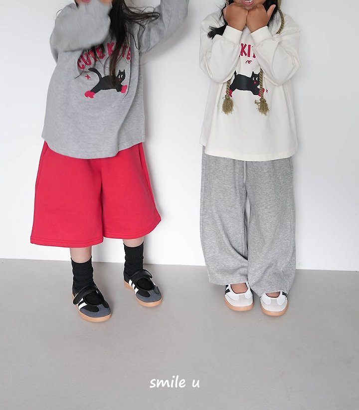 Smile U - Korean Children Fashion - #childrensboutique - Cat Tee - 7