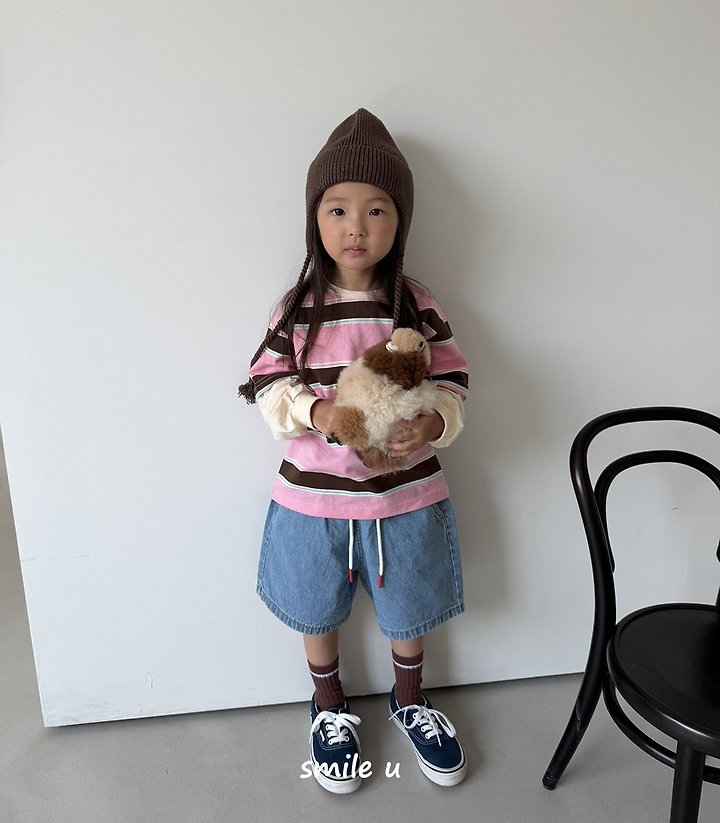 Smile U - Korean Children Fashion - #designkidswear - Crayon Stripe Tee - 10