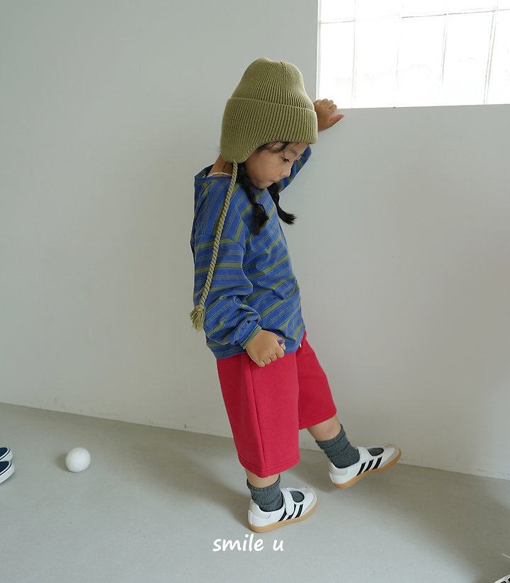 Smile U - Korean Children Fashion - #designkidswear - Pigment Stripe Tee - 9