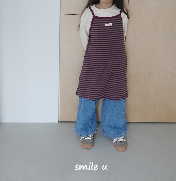 Smile U - Korean Children Fashion - #discoveringself - Camel One-piece - 5