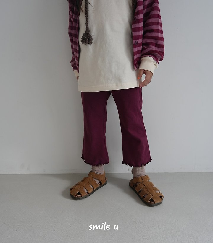 Smile U - Korean Children Fashion - #discoveringself - Bootscut Pants - 10